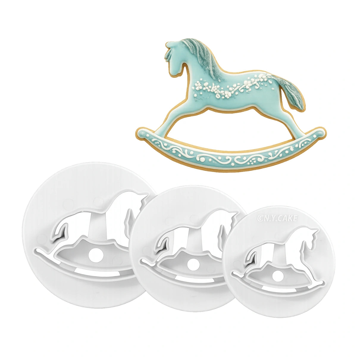 Rocking Horse Cookie Cutter Set 3 - T Quality Tools