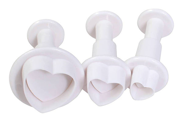 Heart Shape Plunger Cutter (3 Pack) - T Quality Tools