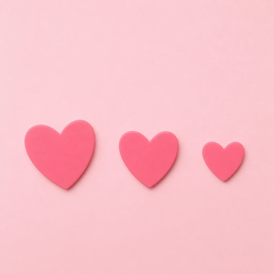 Heart Shape Plunger Cutter Set Of 3