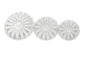 22mm, 31mm, Small Sunflower, Gerbera and Daisy Veined Plunger Cutters 37mm - T Quality Tools