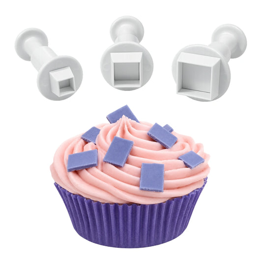 Square Plunger Cutter Set Of 3