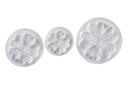 Pavoni Lace Flower Plunger Cutter Set 3 - T Quality Tools