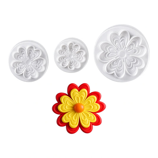 Pavoni Lace Flower Plunger Cutter Set 3 - T Quality Tools