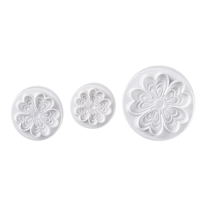 Pavoni Lace Flower Plunger Cutter Set 3 - T Quality Tools