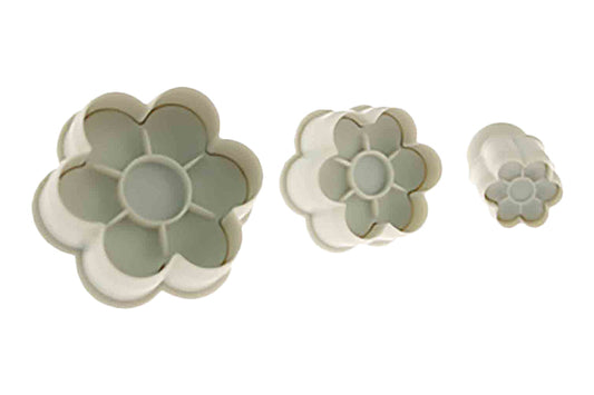 6 Petal Lace Flower Plunger Cutter Set (3 Pack) - T Quality Tools