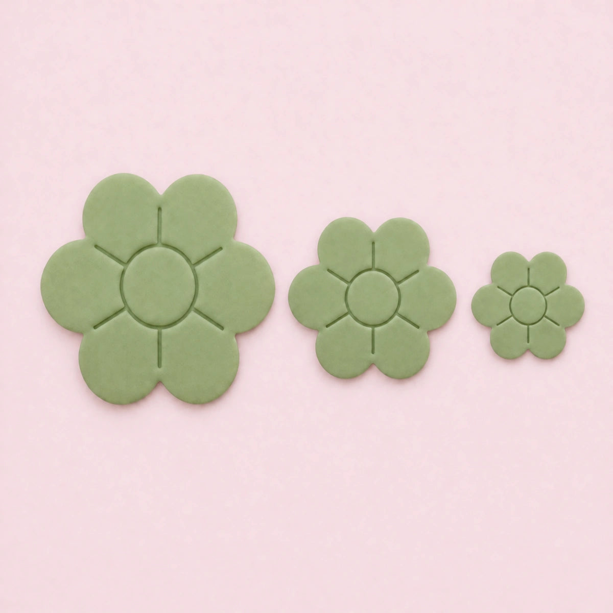 6 Petal Lace Flower Plunger Cutter Set (3 Pack) - T Quality Tools