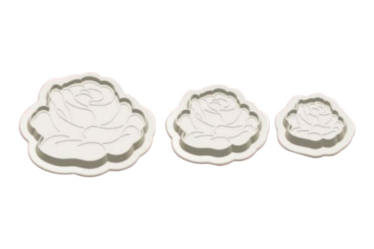 Rose 2D Flower Plunger Cutter Set (3 Pack) - T Quality Tools