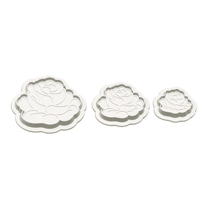 Rose 2D Flower Plunger Cutter Set (3 Pack) - T Quality Tools