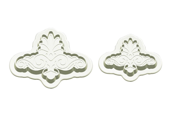 Fleur De Lis Corner Design Plunger Cutter Set 2 - T Quality Tools