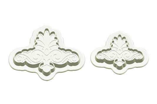 Fleur De Lis Corner Design Plunger Cutter Set 2 - T Quality Tools
