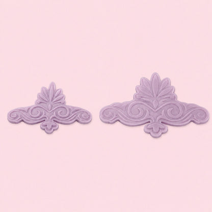 Fleur De Lis Corner Design Plunger Cutter Set 2 - T Quality Tools