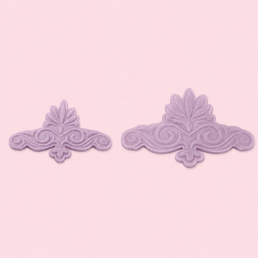 Fleur De Lis Corner Design Plunger Cutter Set 2 - T Quality Tools