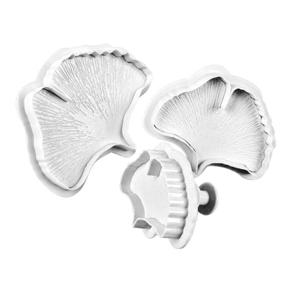 Large Geranium Flower Leaf Plunger Cutters (3 Pack) - T Quality Tools