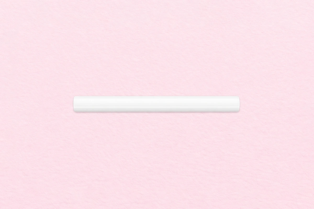 White 350mm Rolling Pin 13.75 Inch - Iconic Cake Art