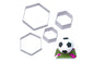 Soccer Ball Cutter Set - Pentagon and Hexagon - Iconic Cake Art