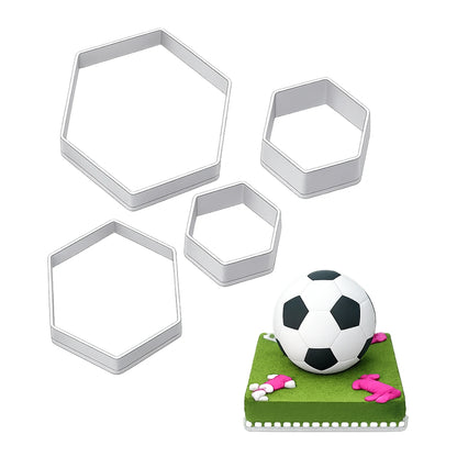 Soccer Ball Cutter Set - Pentagon and Hexagon - Iconic Cake Art