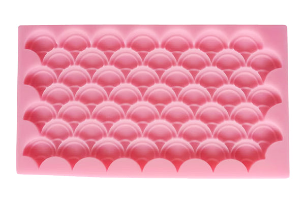 19.5cm x 10.5cm Mermaid Scales Silicone Mould - Iconic Cake Art