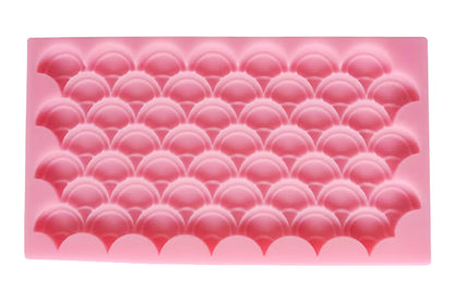 19.5cm x 10.5cm Mermaid Scales Silicone Mould - Iconic Cake Art