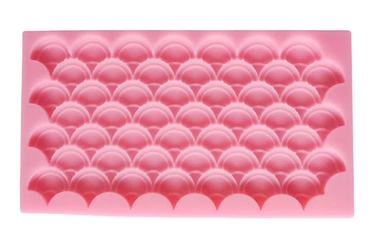 19.5cm x 10.5cm Mermaid Scales Silicone Mould - Iconic Cake Art