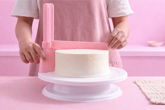 8 Inch Easy to Use Adjustable Buttercream Scraper 2.5 Inch - Iconic Cake Art