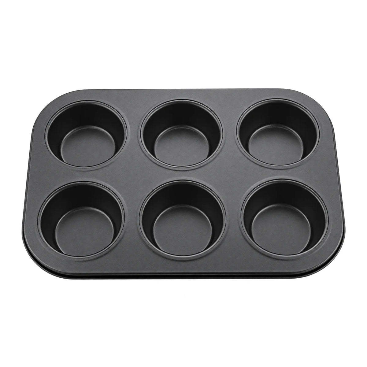 Non Stick 6 Hole Cupcake Pan - Muffin - Iconic Cake Art