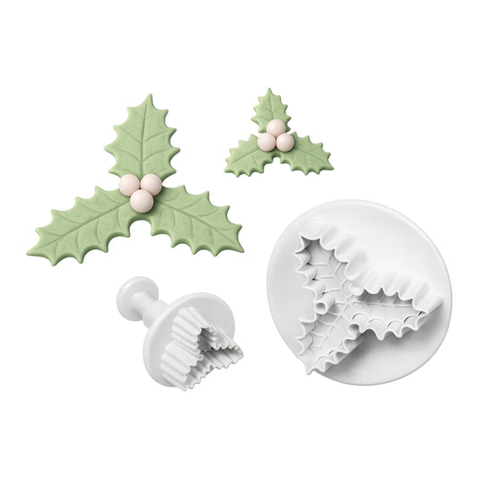 Holly Leaf Plunger Large Cutters (3 Pack) - T Quality Tools