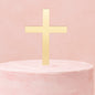 Gold Cross Topper - Iconic Cake Art