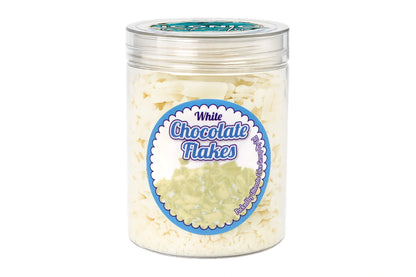 Chocolate White Flakes - Cake Toppings 80g