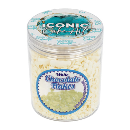 Chocolate White Flakes - Cake Toppings 80g