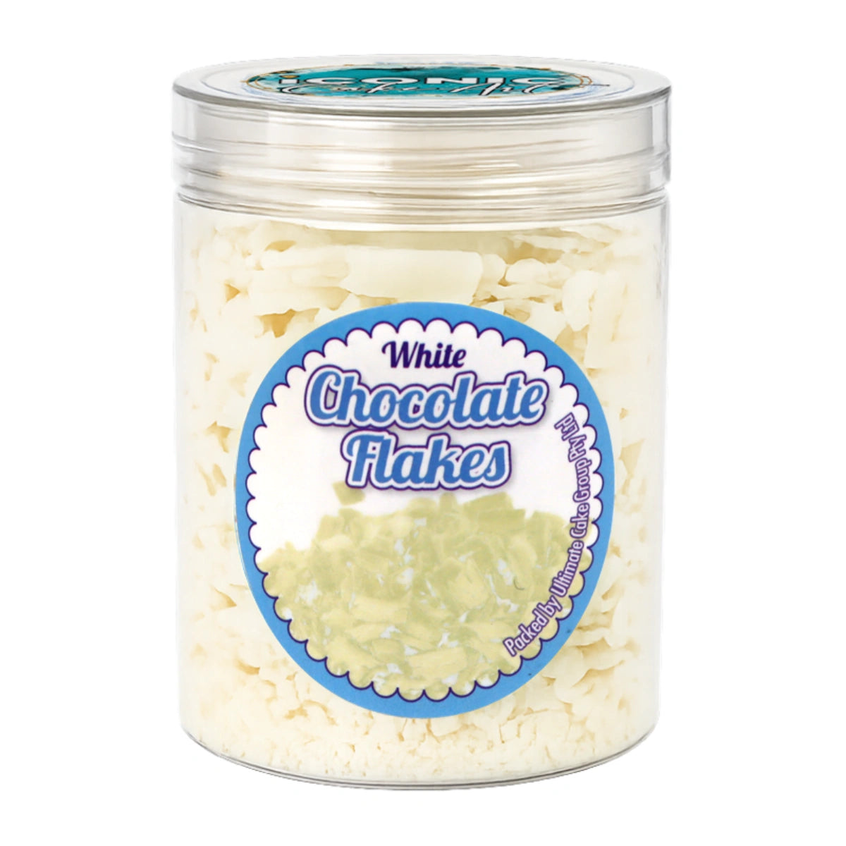 Chocolate White Flakes - Cake Toppings 80g