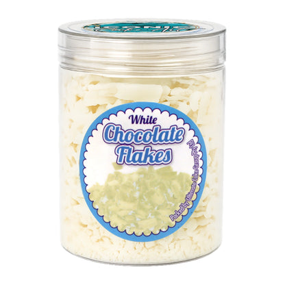 Chocolate White Flakes - Cake Toppings 80g
