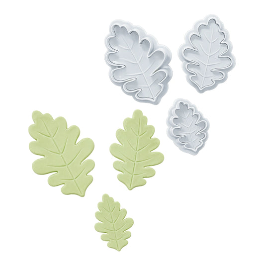 Oak Leaf Plunge Cutter (3 Pack) - Iconic Cake Art
