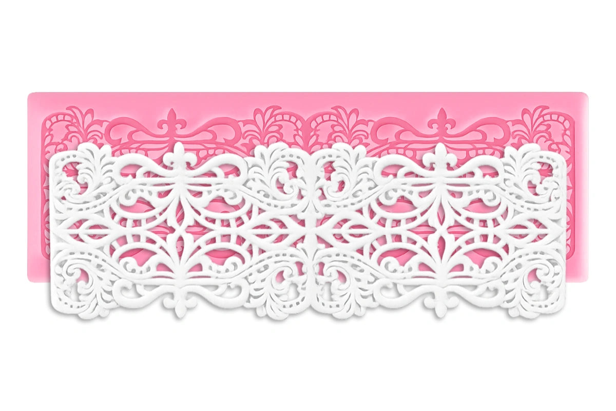 Floral Scroll 3 Mhc007 - Iconic Cake Art