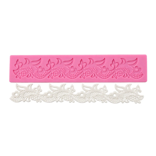 Fleur De Lis Cake Lace Mat Mhc026 - Iconic Cake Art