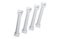 4pce White Cake Pillar - Grecian Style - 5 Inch