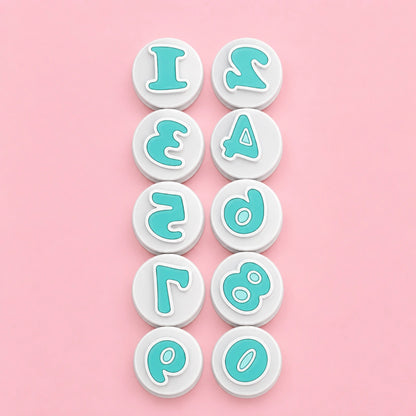 Mini Number Simply Push Plunger Cutters (10 Pack) - Iconic Cake Art
