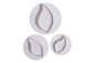Curved Leaf Plunger Cutters (3 Pack) - Iconic Cake Art