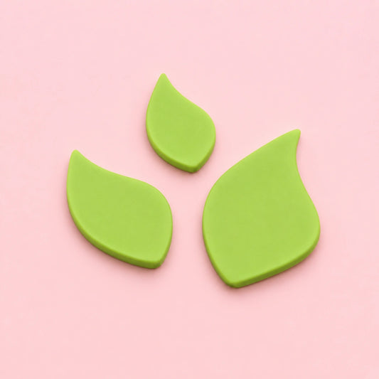 Curved Leaf Plunger Cutters (3 Pack) - Iconic Cake Art