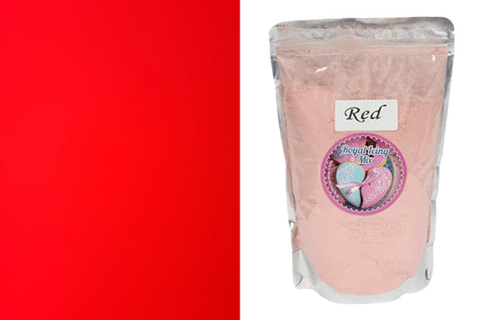 Red Royal Icing Mix 500g - Iconic Cake Art