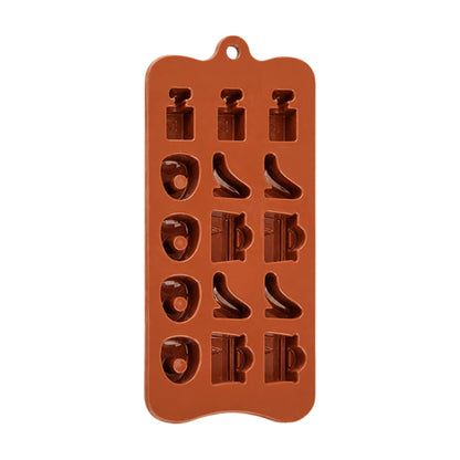 Girl Items - Handbag,perfume,shoes - Easy Flex Chocolate Silicone Mould - Iconic Cake Art
