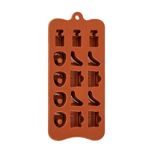 Girl Items - Handbag,perfume,shoes - Easy Flex Chocolate Silicone Mould - Iconic Cake Art