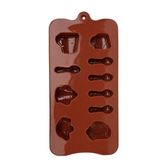 Tea Party - Easy Flex Chocolate Silicone Mould - Iconic Cake Art
