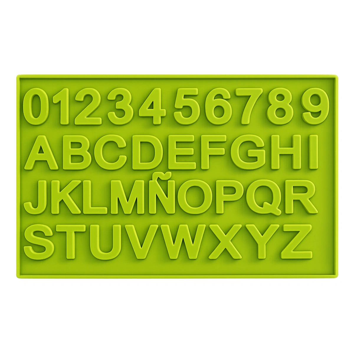 Letters and Numbers Fondant and Gum Paste Mould - Silicone - Alphabet - Iconic Cake Art