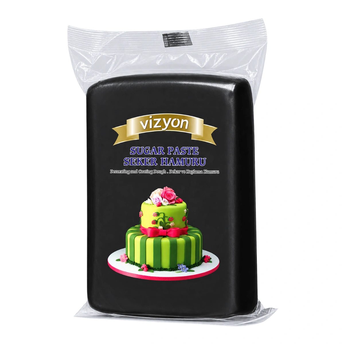 Black Fondant 250g - Vizyon