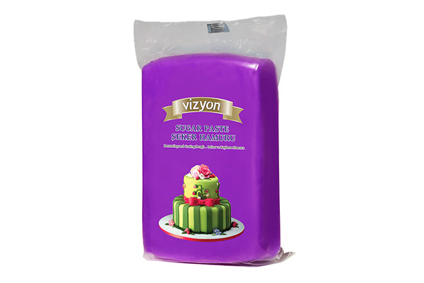 Magenta Dark Fondant 1kg - Vizyon