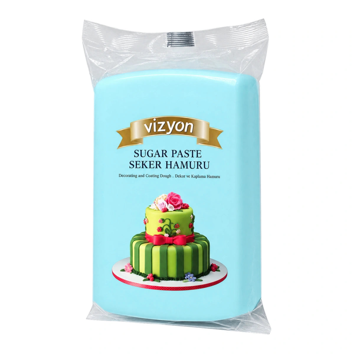Light Blue Fondant 250g - Vizyon