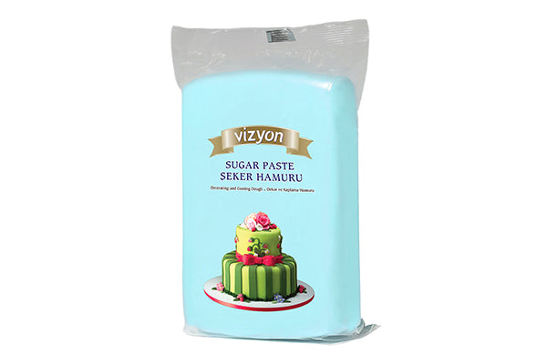 Light Blue Fondant 1kg - Vizyon