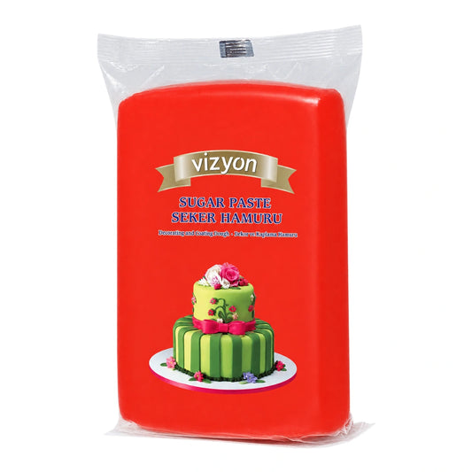 Red Fondant 1kg - Vizyon