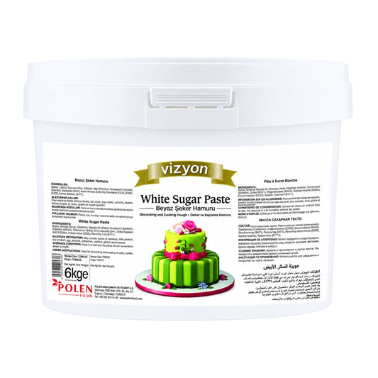 White Fondant 6kg - Vizyon
