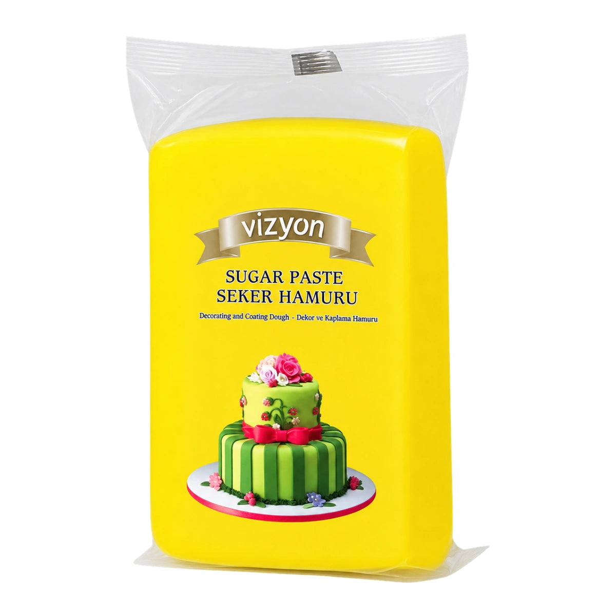 Yellow Fondant 250g - Vizyon